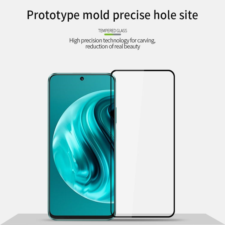 For Huawei nova 12i MOFI 9H 2.5D Full Screen Tempered Glass Film(Black)