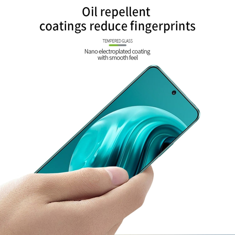 For Huawei nova 12i MOFI 9H 2.5D Full Screen Tempered Glass Film(Black)