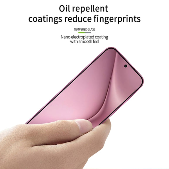 For Huawei Pura 70 MOFI 9H 2.5D Full Screen Tempered Glass Film(Black)