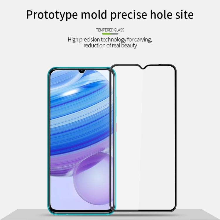 For Xiaomi Redmi 11A MOFI 9H 3D Explosion-proof Tempered Glass Film(Black)