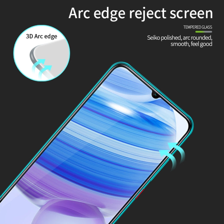 For Xiaomi Redmi 11A MOFI 9H 3D Explosion-proof Tempered Glass Film(Black)