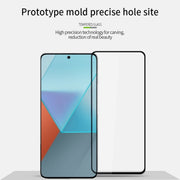 For Redmi Note 13 / Note 13 Pro MOFI 9H 3D Explosion-proof Tempered Glass Film(Black)