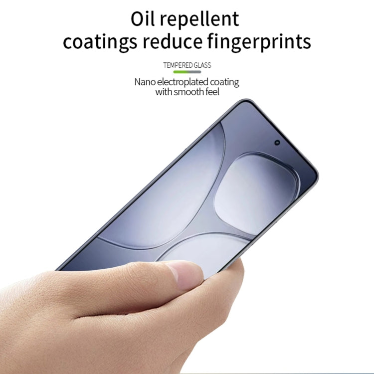 For Xiaomi Redmi K70 Ultra MOFI 9H 3D Explosion-proof Tempered Glass Film(Black)