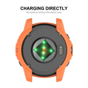 For Garmin Epix Pro 47mm / Fenix 7 / 7 Pro ENKAY Hat-Prince TPU Armor Designed Watch Protective Case(Orange)