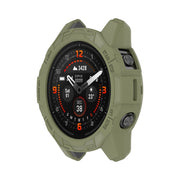 For Garmin Epix Pro 47mm / Fenix 7 / 7 Pro ENKAY Hat-Prince TPU Armor Designed Watch Protective Case(Dark Green)