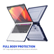 For MacBook Air 13.3 A2179/A2337 ENKAY Hat-Prince 3 in 1 Protective Bracket Case Cover Hard Shell with TPU Keyboard Film / PET Screen Protector, Version:EU(Pink)