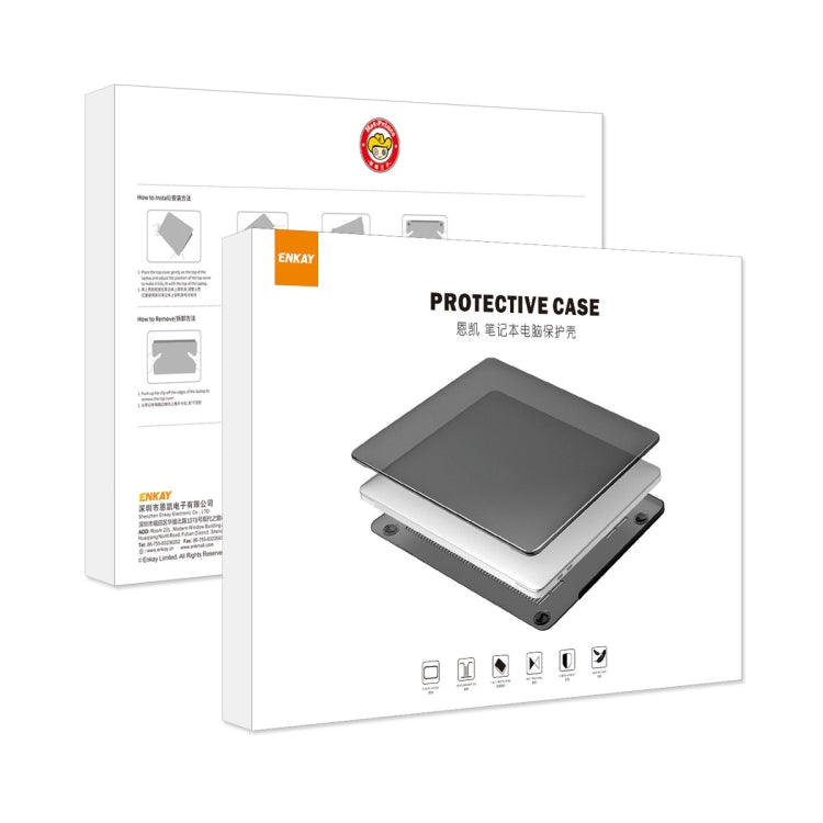 For MacBook Pro 13.3 A2251/A2289/A2338 ENKAY Hat-Prince 3 in 1 Protective Bracket Case Cover Hard Shell with TPU Keyboard Film / PET Screen Protector, Version:EU(Light Blue)