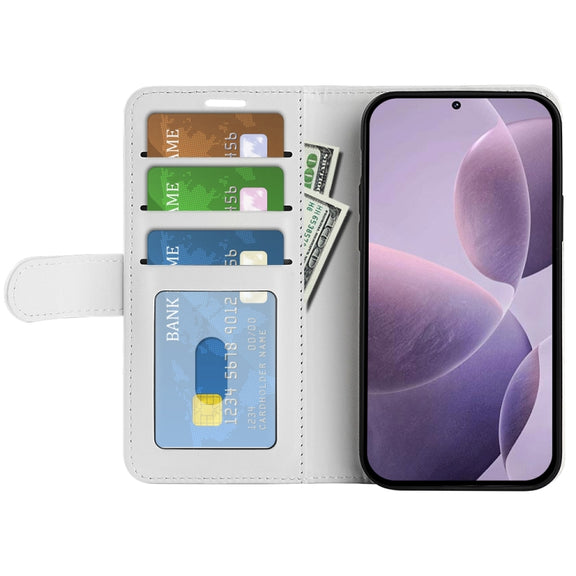 For Xiaomi Redmi K70 R64 Texture Horizontal Flip Leather Phone Case(White)