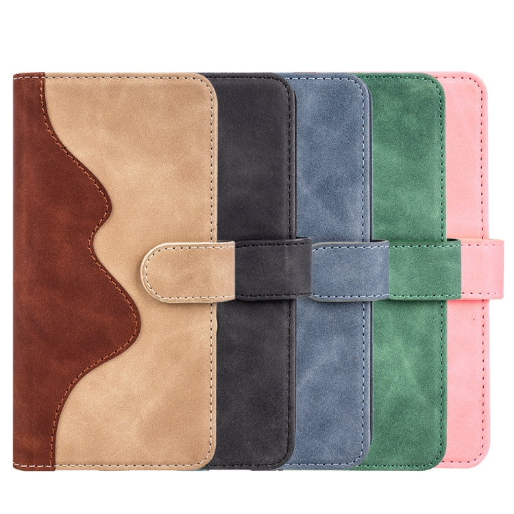For Xiaomi Redmi K70 Stitching Horizontal Flip Leather Phone Case(Blue)