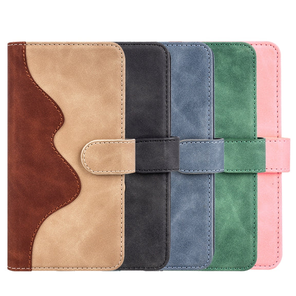 For Xiaomi Redmi K70 Stitching Horizontal Flip Leather Phone Case(Blue)