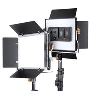 VLOGLITE W660S For Video Film Recording 3200-5600K Lighting LED Video Light with Tripod, Plug:UK Plug