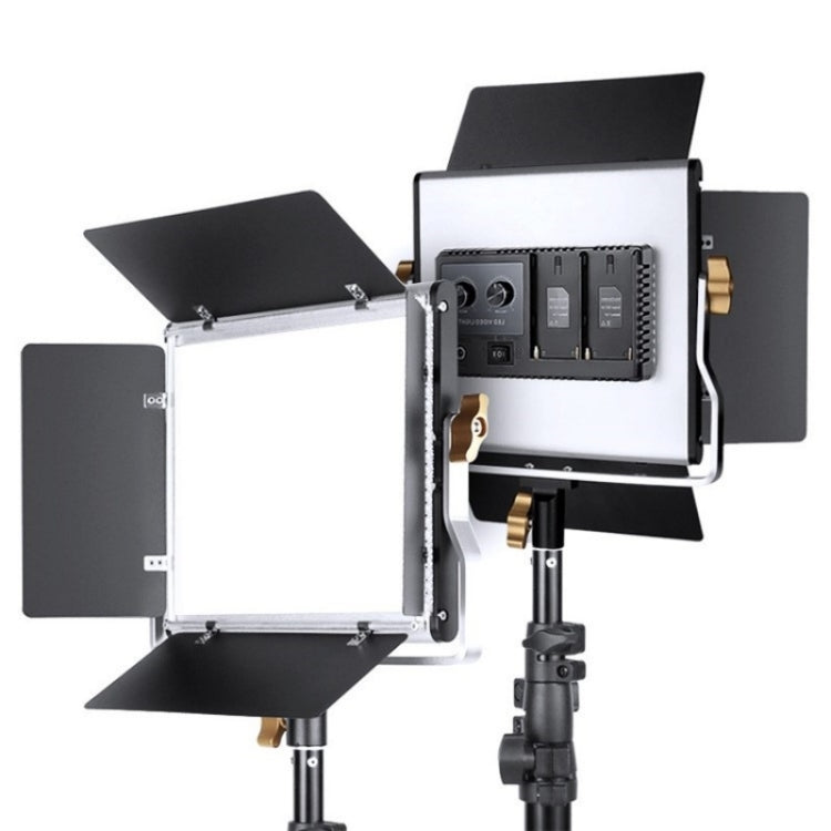 VLOGLITE W660S For Video Film Recording 3200-5600K Lighting LED Video Light with Tripod, Plug:UK Plug