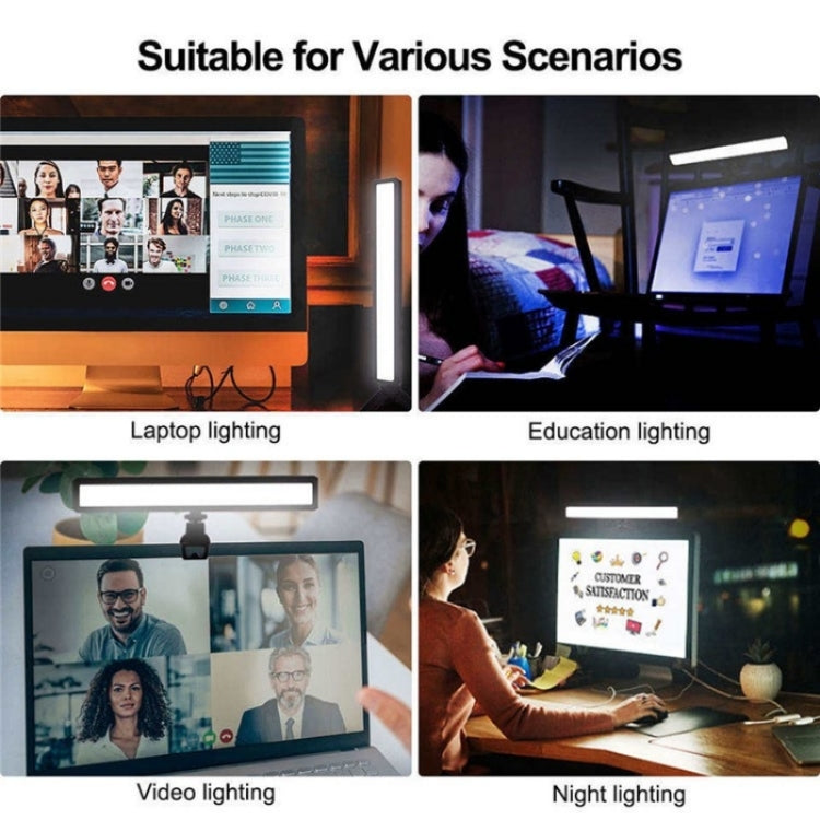 VLOGLITE WS66 LED Webcam Streaming Lights Video Conference Lighting Laptop Light with Tripod