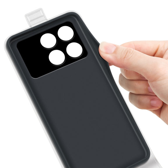For Xiaomi Redmi K70 R64 Texture Single Vertical Flip Leather Phone Case(White)
