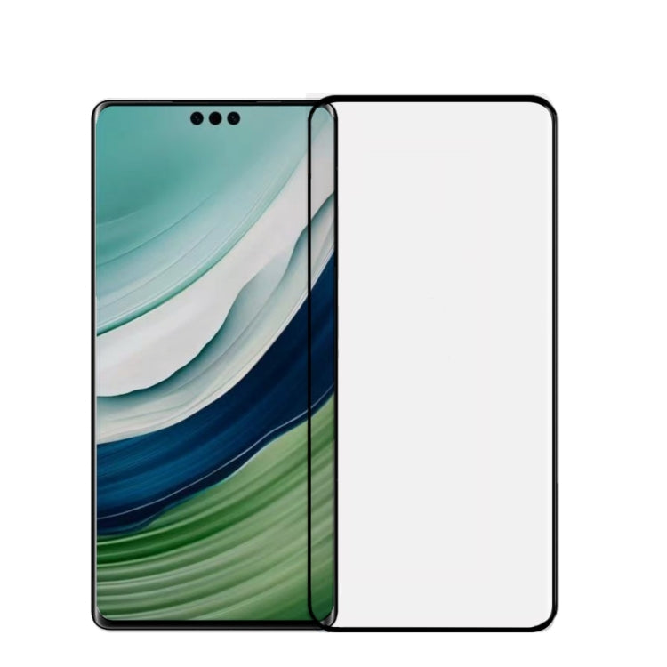 For Huawei Mate 60 Pro MOFI 9H 3D Hot Bending Tempered Glass Film(Black)