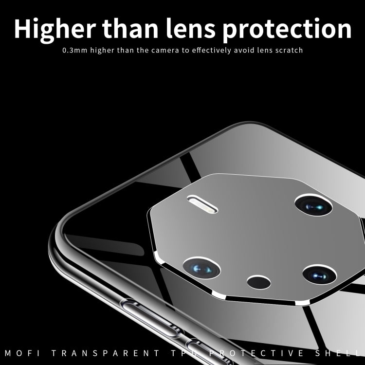 For Huawei Mate 60 RS Ultimate MOFI Ming Series Ultra-thin TPU Phone Case(Transparent)