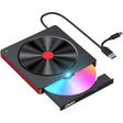 048 Type-C Optical Drive Portable DVD-RW External USB Optical Drive Laptop DVD Burner - Rewritable Drive by PMC TechLife | Online Shopping South Africa | PMC TechLife | Buy Now Pay Later Mobicred