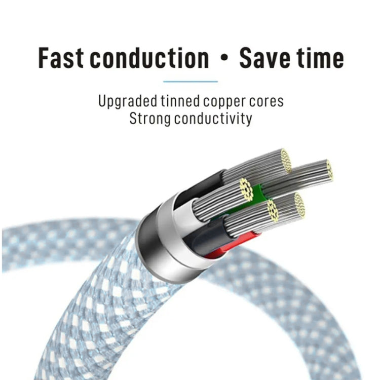 XJ-98 1m 35W USB-C / Type-C to USB-C Fast Charging Data Cable