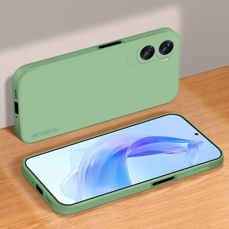 For Honor X50i / 90 Lite PINWUYO Sense Series Liquid Silicone TPU Phone Case(Green)