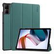 For Redmi Pad SE 11.0 ENKAY Tri-fold Custer Texture Leather Smart Tablet Case(Dark Green) - free shipping - PMc TechLife - Order now!