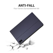 For Redmi Pad SE 11.0 ENKAY Leather Stand Smart Tablet Case(Cyan)