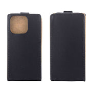 For iPhone 16 Pro Vertical Flip Leather Phone Case with Card Slot(Black)