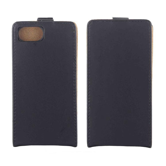 For iPhone 16e Vertical Flip Leather Phone Case with Card Slot(Black)
