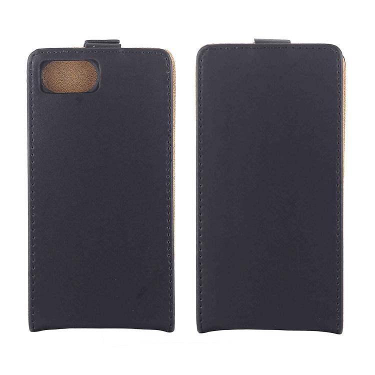 For iPhone 16e Vertical Flip Leather Phone Case with Card Slot(Black)
