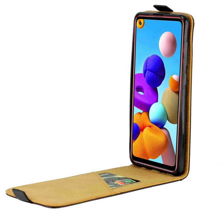 For iPhone 16 Plus Vertical Flip Leather Phone Case with Card Slot(Black)