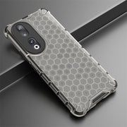 For Honor 90 Shockproof Honeycomb Phone Case(Black)