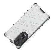 For Honor 90 Shockproof Honeycomb Phone Case(Black)