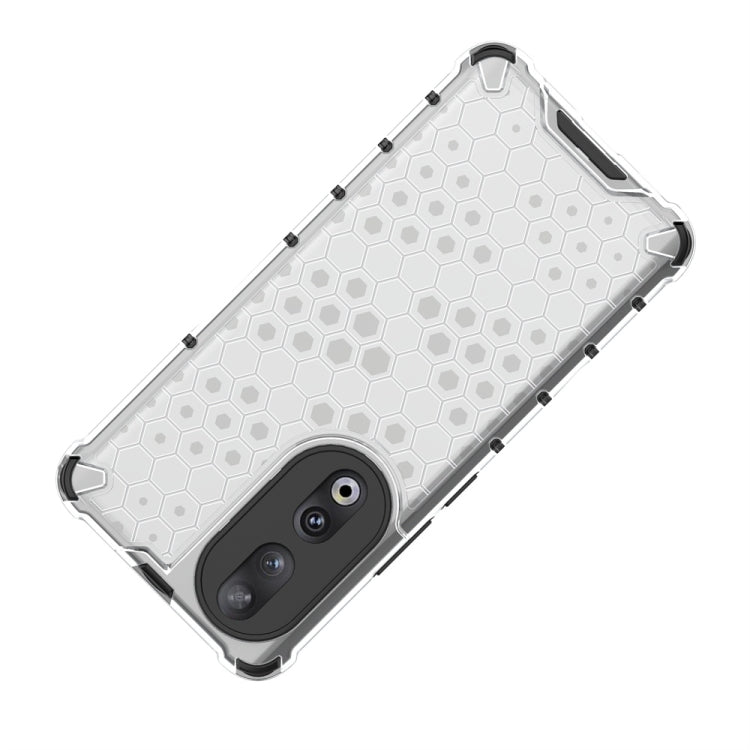 For Honor 90 Shockproof Honeycomb Phone Case(Black)