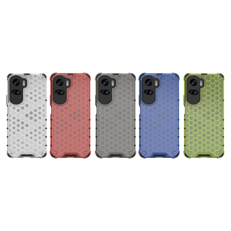 For Honor 90 Lite / X50i Shockproof Honeycomb Phone Case(Green)