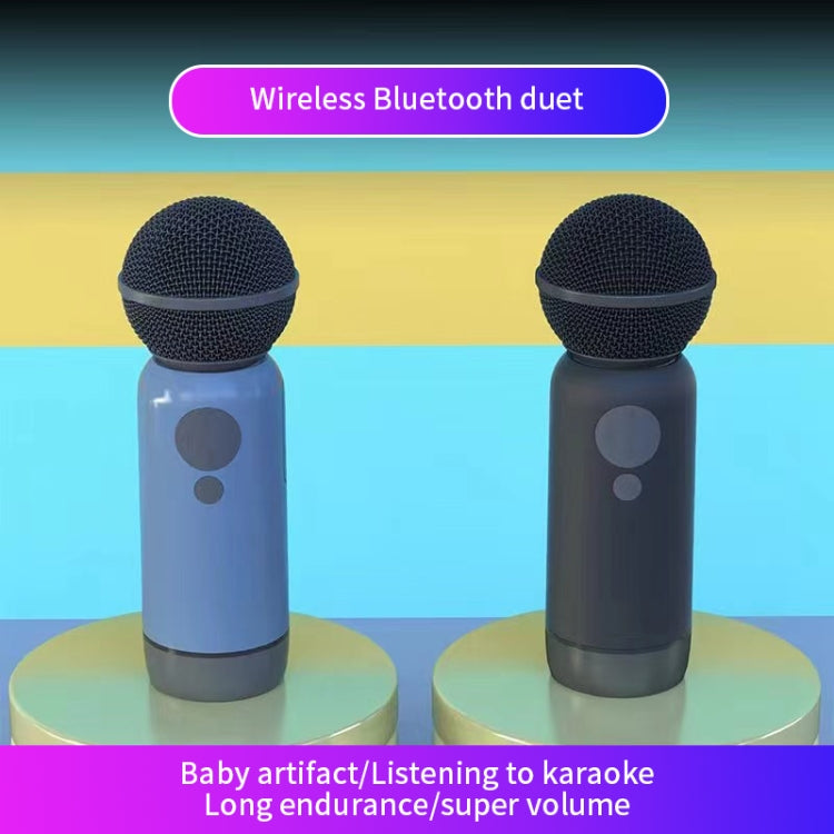K1 Handheld Bluetooth Microphone Support Mobile Phone Connection(Black)