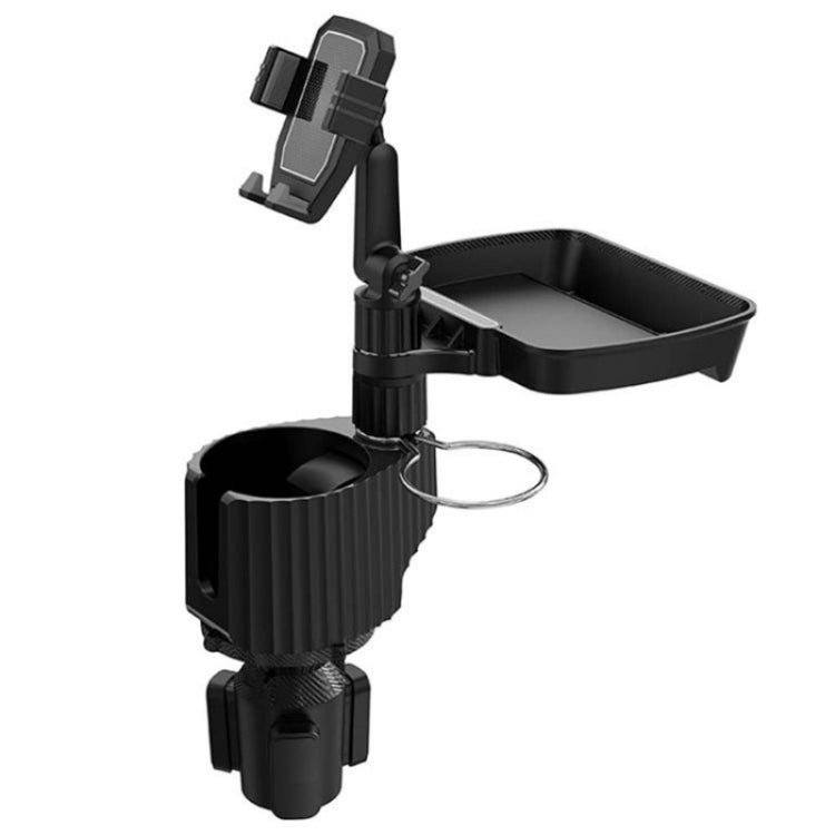 A10 Multifunctional Food Snack Tray Car Mount Rack Car Drink Holder Coffee Mug Phone Stand(Grey)