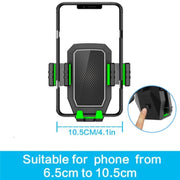 D04 Wth 2 Coffee Cup Car Cup Holder Adjustable Rotating Cell Phone Car Mount Holder(Grey)