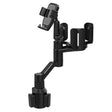 D08 With Adjustable Snack Cup Cup Holder Phone Mount For Car Phone Clamping Mount Holder(Grey) - free shipping - PMC TechLife - Order now!