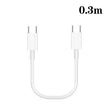 XJ-97 60W 3A USB-C / Type-C to Type-C Fast Charging Data Cable, Cable Length:0.3m - USB-C & Type-C Cable by PMC TechLife | Online Shopping South Africa | PMC TechLife | Buy Now Pay Later Mobicred