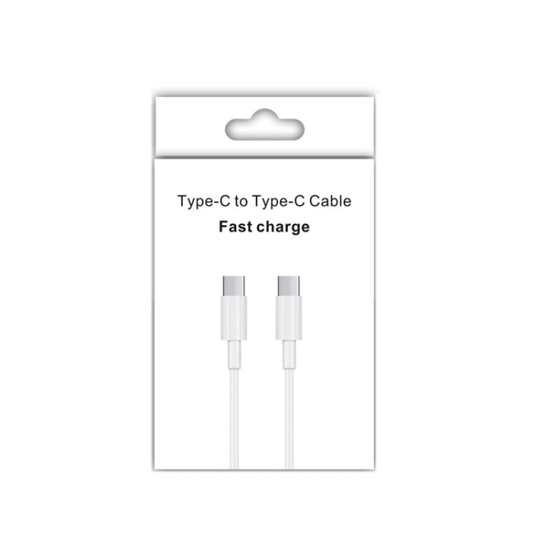 XJ-97 60W 3A USB-C / Type-C to Type-C Fast Charging Data Cable, Cable Length:0.3m