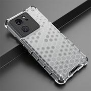For Redmi K60 Ultra Shockproof Honeycomb Phone Case(White)