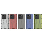 For Redmi K60 Ultra Shockproof Honeycomb Phone Case(White)