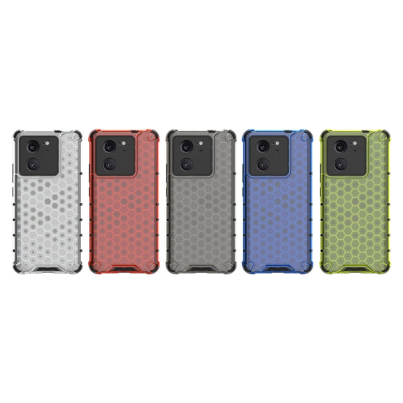 For Redmi K60 Ultra Shockproof Honeycomb Phone Case(White)