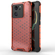 For Redmi K60 Ultra Shockproof Honeycomb Phone Case(Red) - Redmi K60 Ultra Cases by PMC TechLife | Online Shopping South Africa | PMC TechLife | Buy Now Pay Later Mobicred