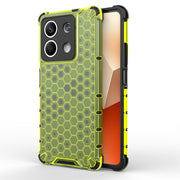 For Redmi Note 13 Shockproof Honeycomb Phone Case(Green)