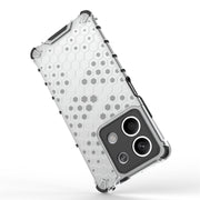 For Redmi Note 13 Shockproof Honeycomb Phone Case(Green)