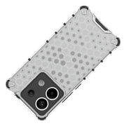 For Redmi Note 13 Pro 5G Shockproof Honeycomb Phone Case(Red)