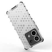 For Redmi Note 13 Pro 5G Shockproof Honeycomb Phone Case(Green)