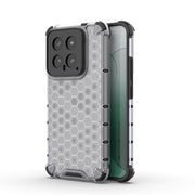For Xiaomi 14 Shockproof Honeycomb Phone Case(White)