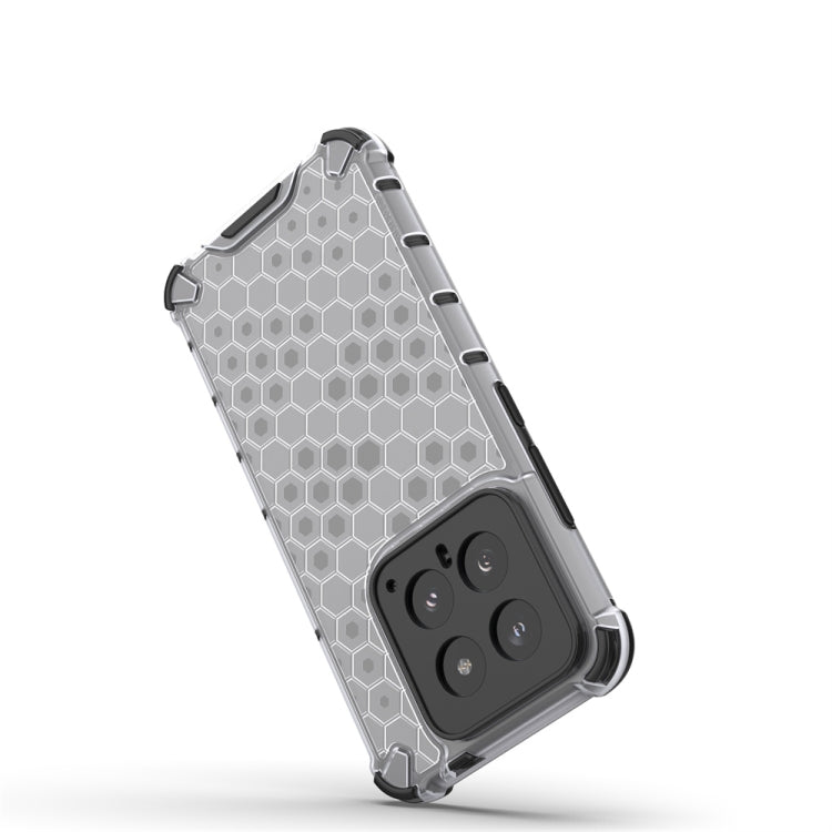 For Xiaomi 14 Shockproof Honeycomb Phone Case(White)