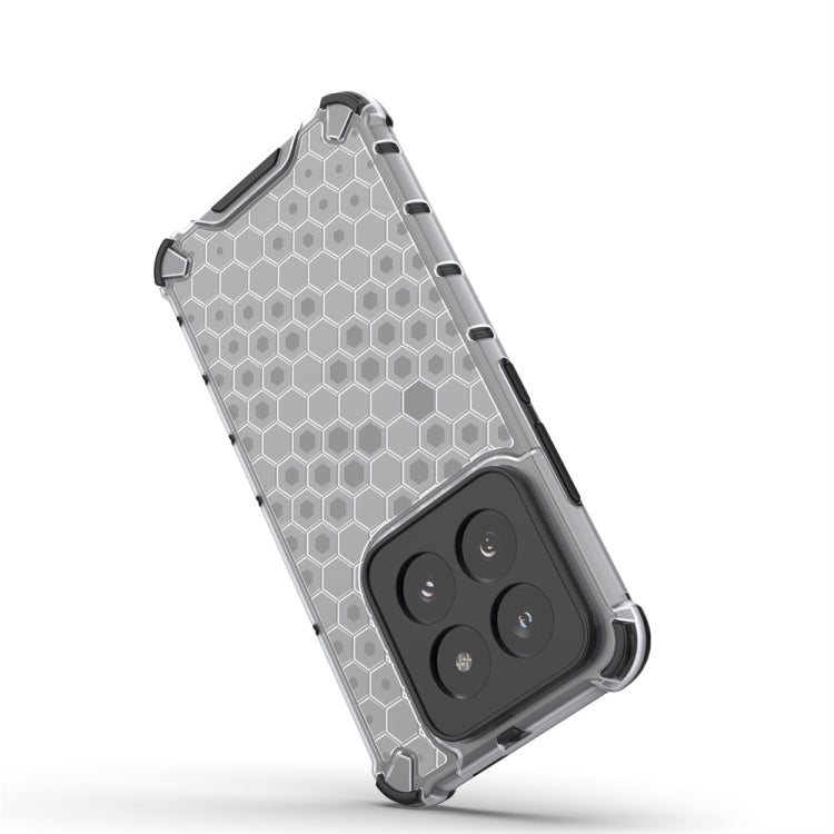 For Xiaomi 14 Pro Shockproof Honeycomb Phone Case(Blue)